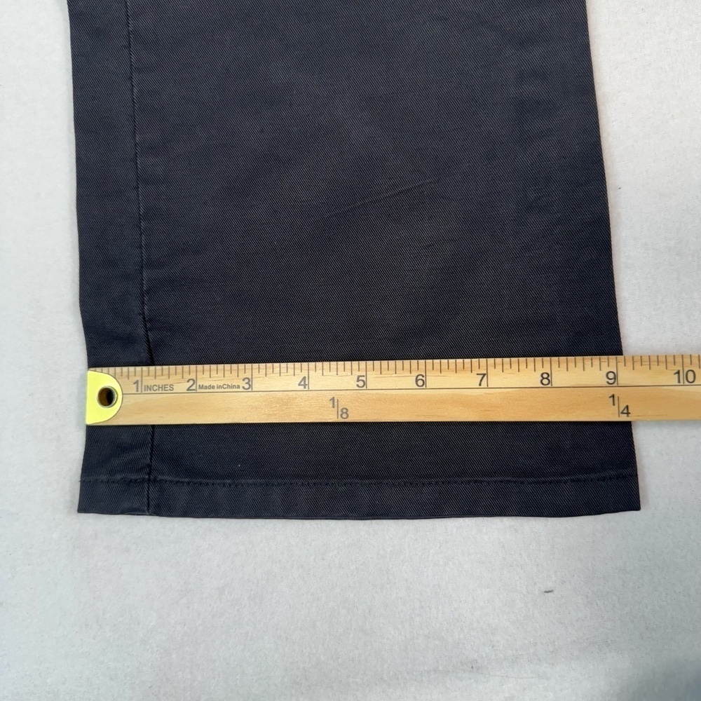 Silver Pants Womens 31X32 Black Flare Button Fly Nylon Mid Rise - Picture 8 of 11